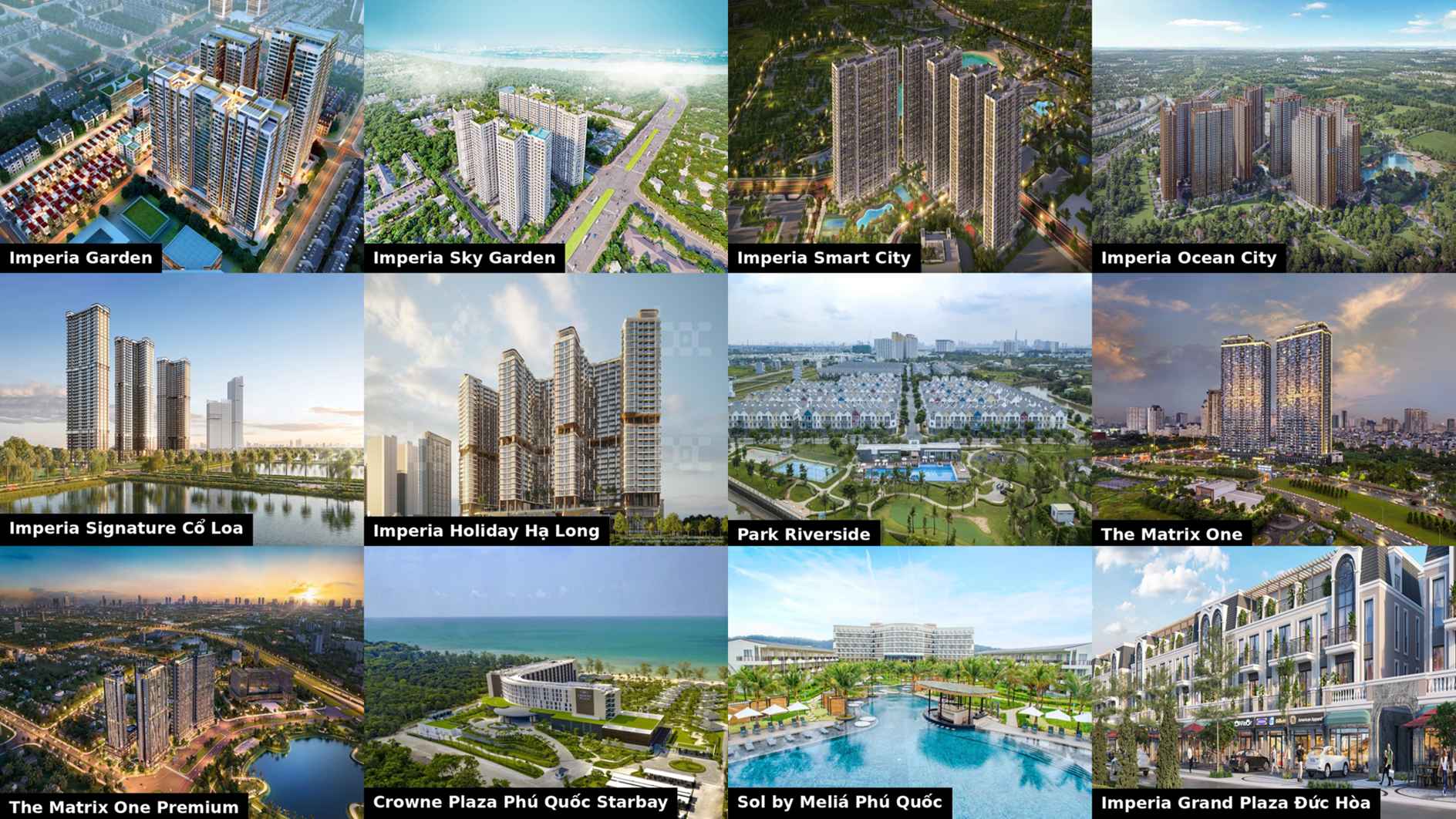 Các dự án của MIK Group đã triển khai