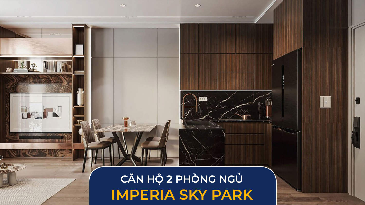 căn hộ 2 phòng ngủ Imperia Sky Park