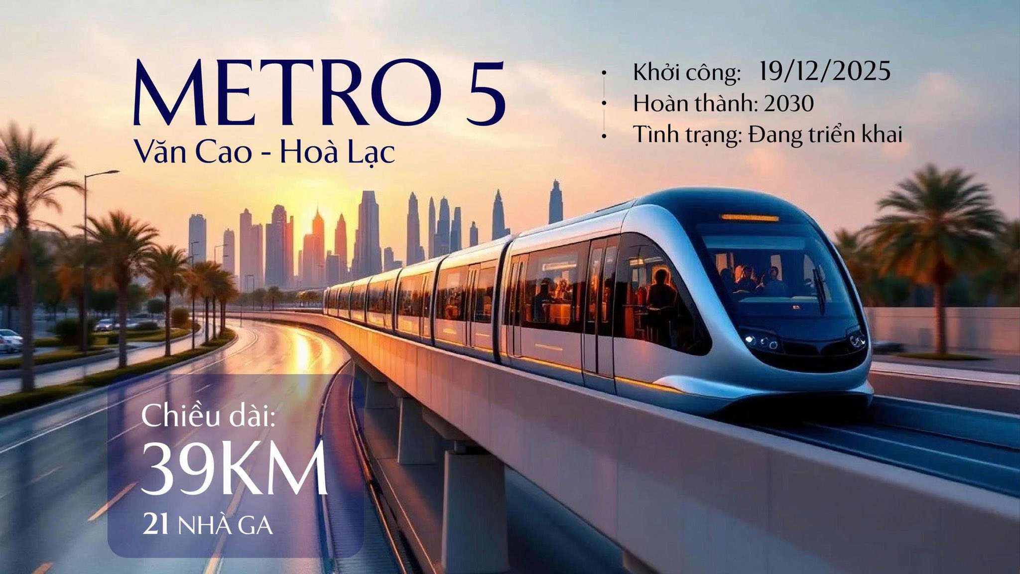 Imperia Sky Park Hưởng Lợi Từ Metro 5
