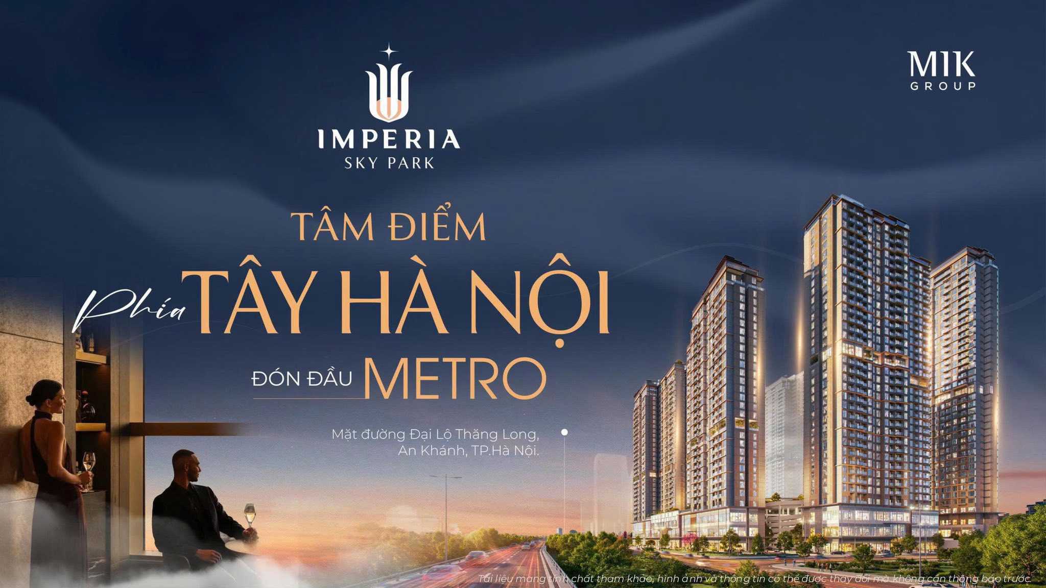 Imperia Sky park Đón đầu Metro