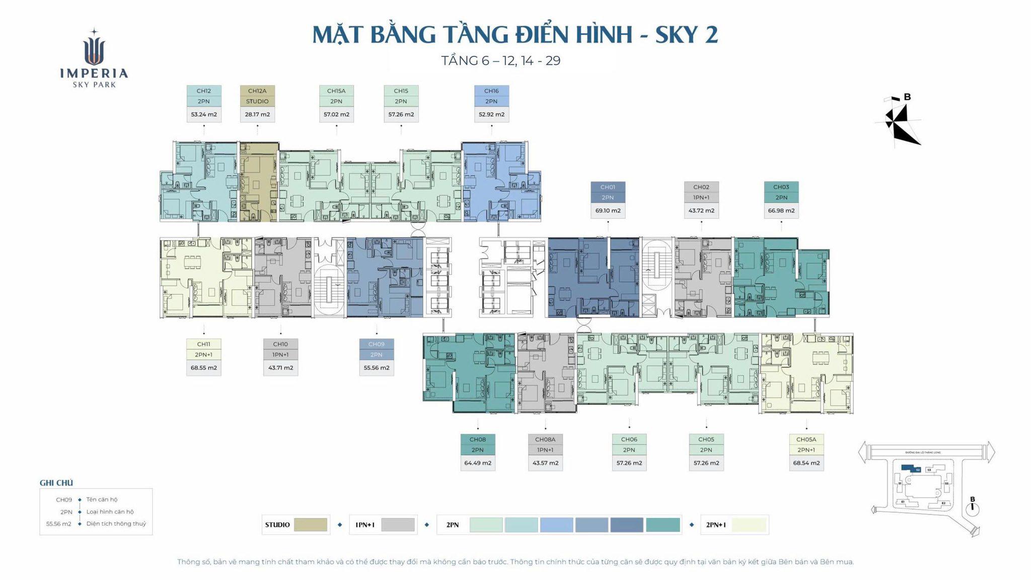 mặt bằng imperia sky park