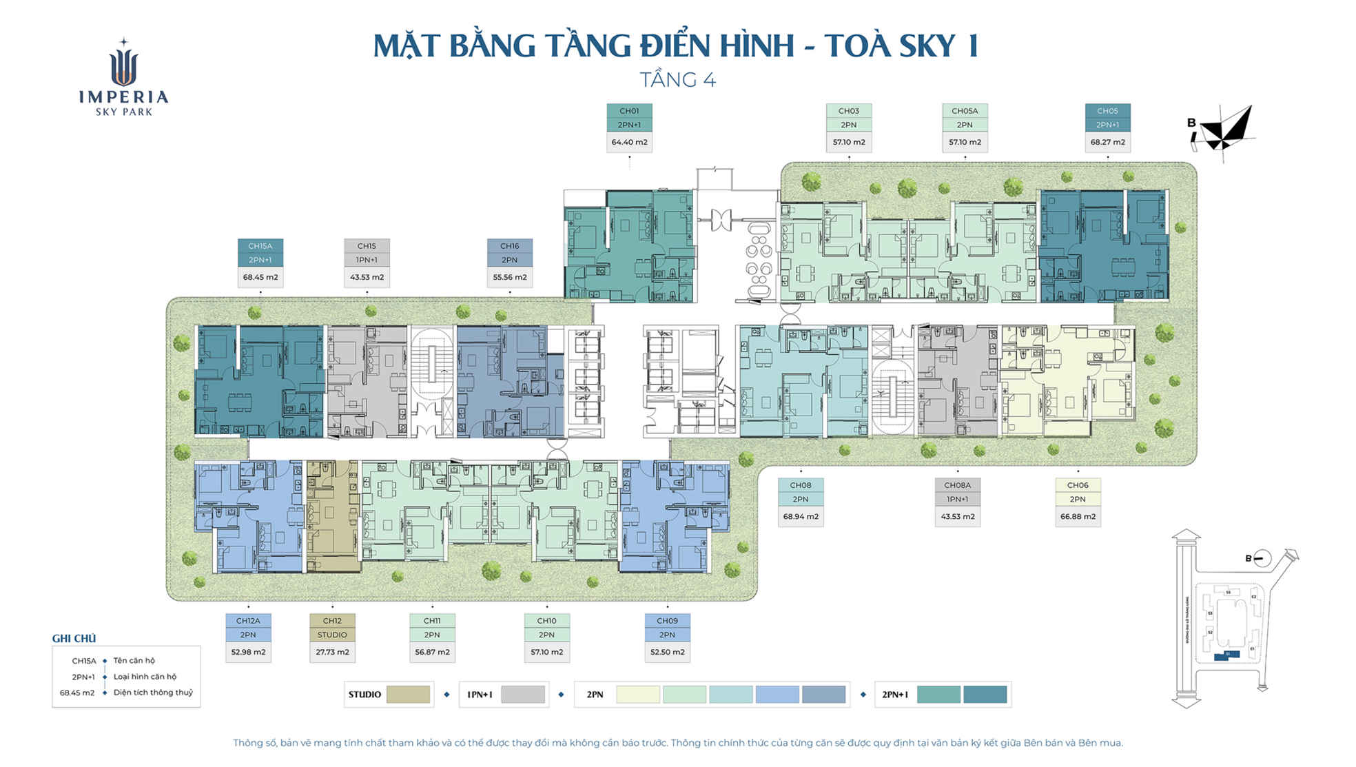  Mặt bằng Imperia Sky Park