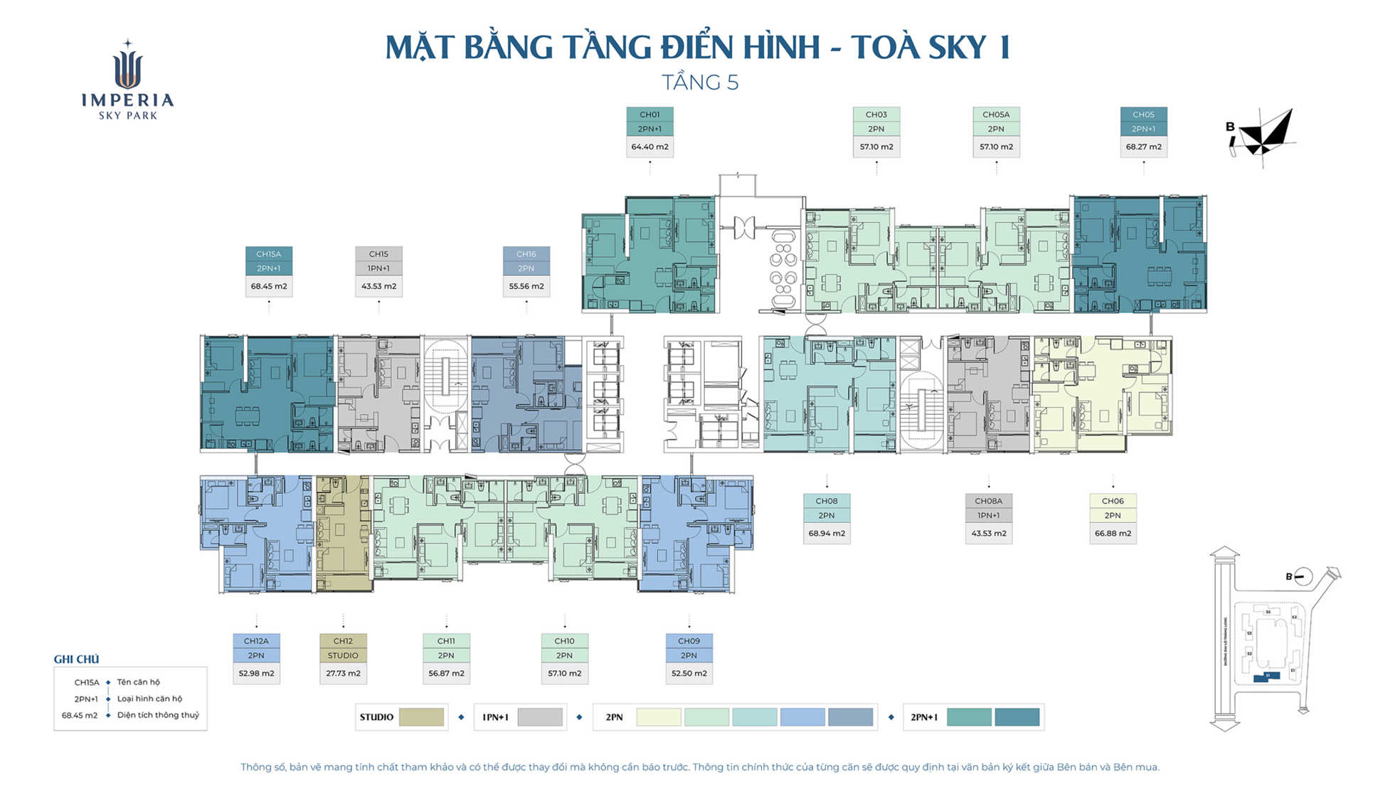  Mặt bằng Imperia Sky Park