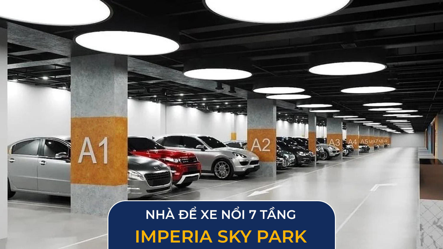 nhà để xe nổi 7 tầng imperia sky park