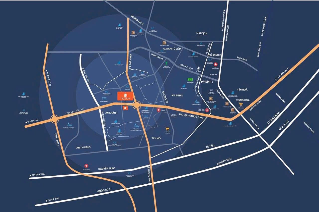 Vị trí Imperia Sky Park Ở Đâu, Kết Nối Như Thế Nào